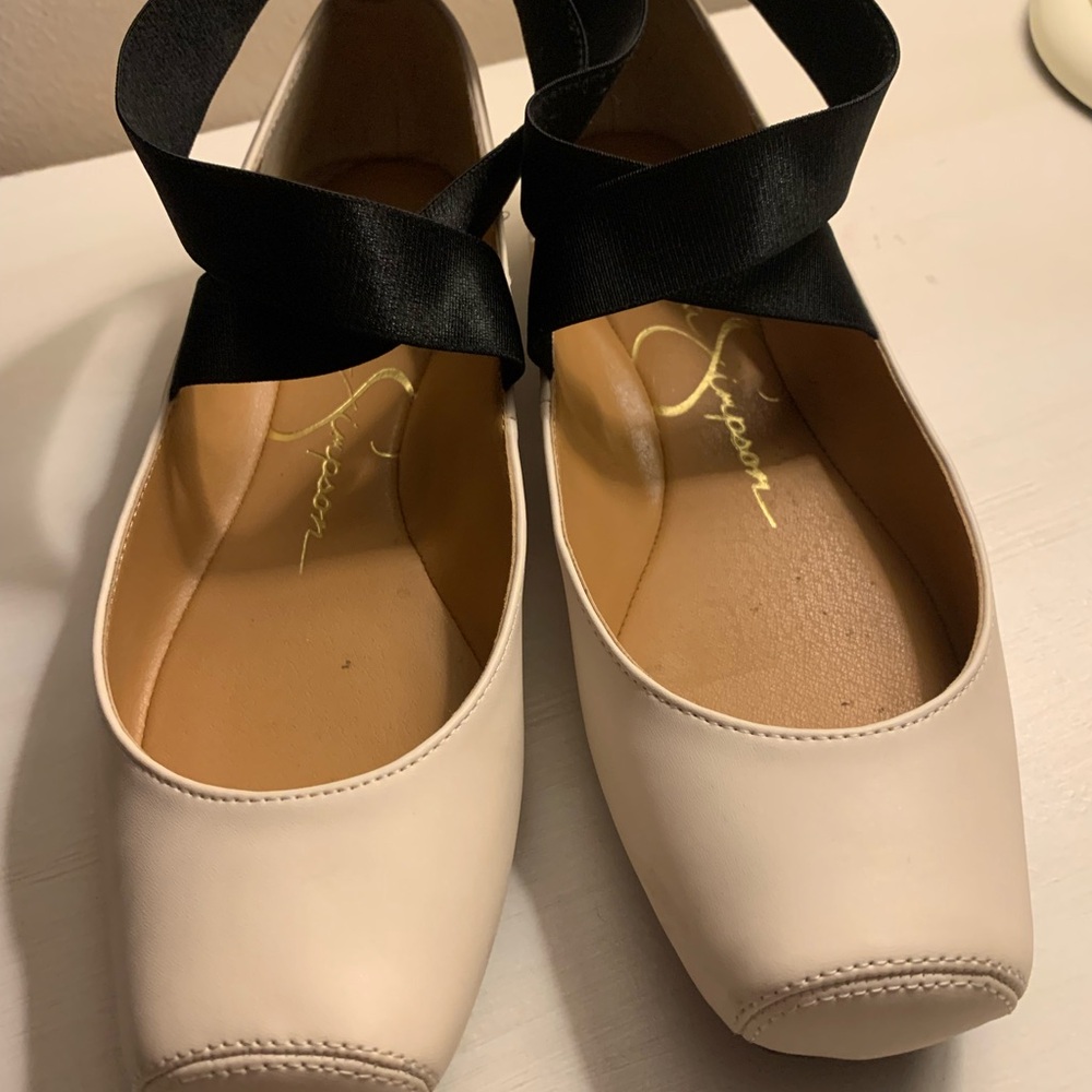 Jessica Simpson Two-Tone Ballet Flats